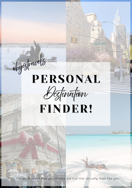 OhYesTravel’s Personal Destination Finder